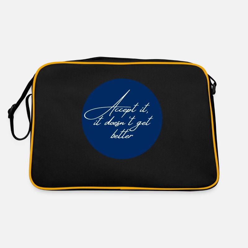 accept it Retro Tasche