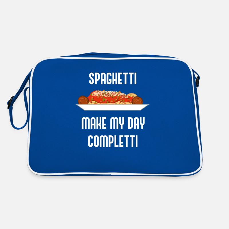 Pasta Lover Ironisches Zitat Spaghetti Completti Retro Tasche