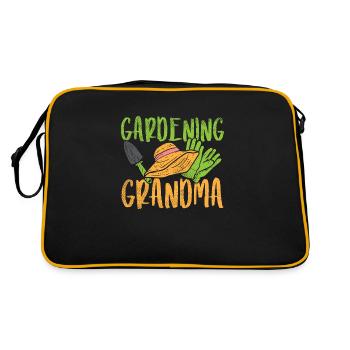 Jardinage Grand-mère - Sac Retro - noir/or - Dos