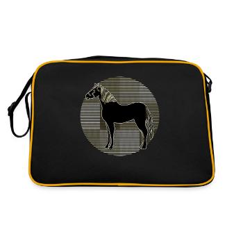 Dock - Retro Bag - black/gold - Back