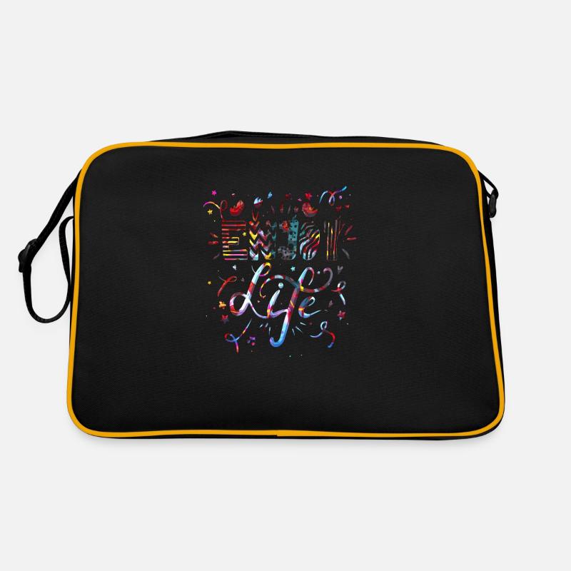 Think outside the box positive thoughts happy Retro Bag
