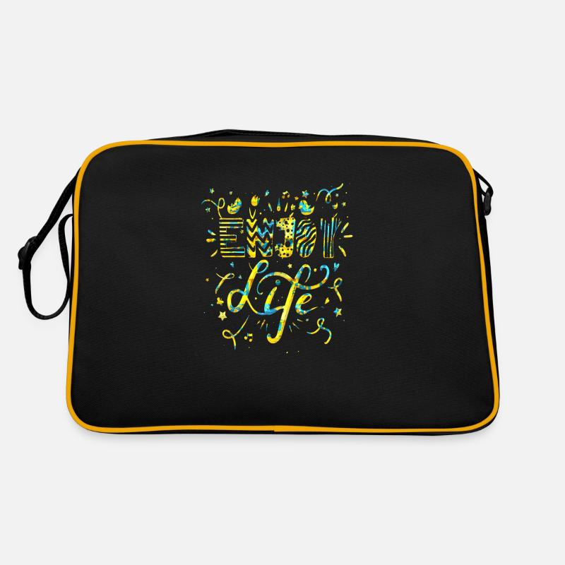 Think outside the box positive thoughts happy Retro Bag