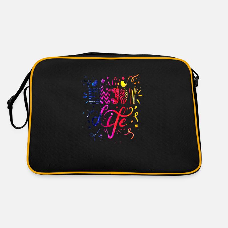 Think outside the box positive thoughts happy Retro Bag
