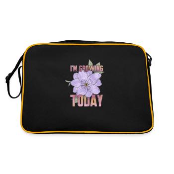 Self-love Self-confidence Inspiration Energy - Retro Bag - black/gold - Back