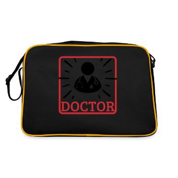 Docteur - Sac Retro - noir/or - Dos