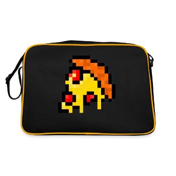 Pixel Pizza - Sac Retro - noir/or - Dos