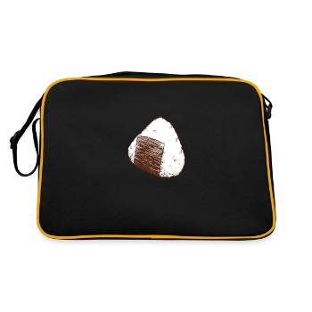 Onigiri Rice Design - Sac Retro - noir/or - Dos