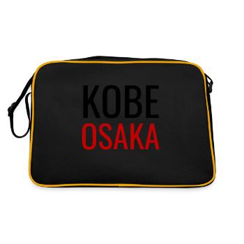 Kobe Osaka Design Japon - Sac Retro - noir/or - Dos