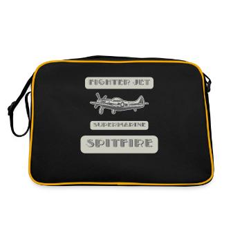 spitfire vintage - Sac Retro - noir/or - Dos