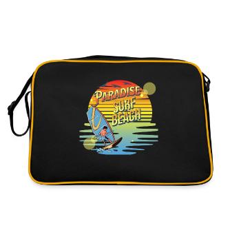 Paradise Surf Beach - Sac Retro - noir/or - Dos