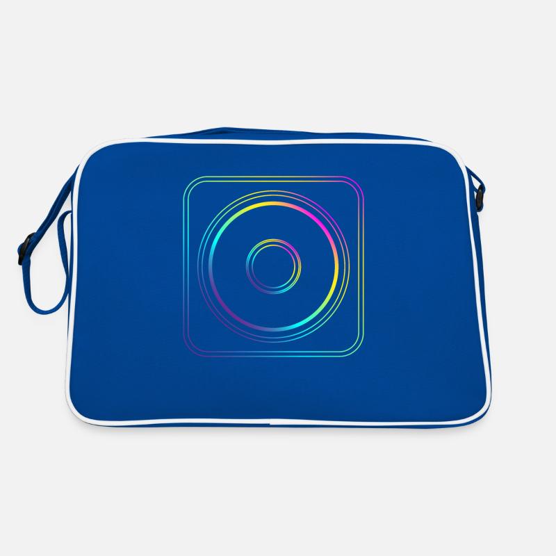 Colored Gradient Square Retro Bag