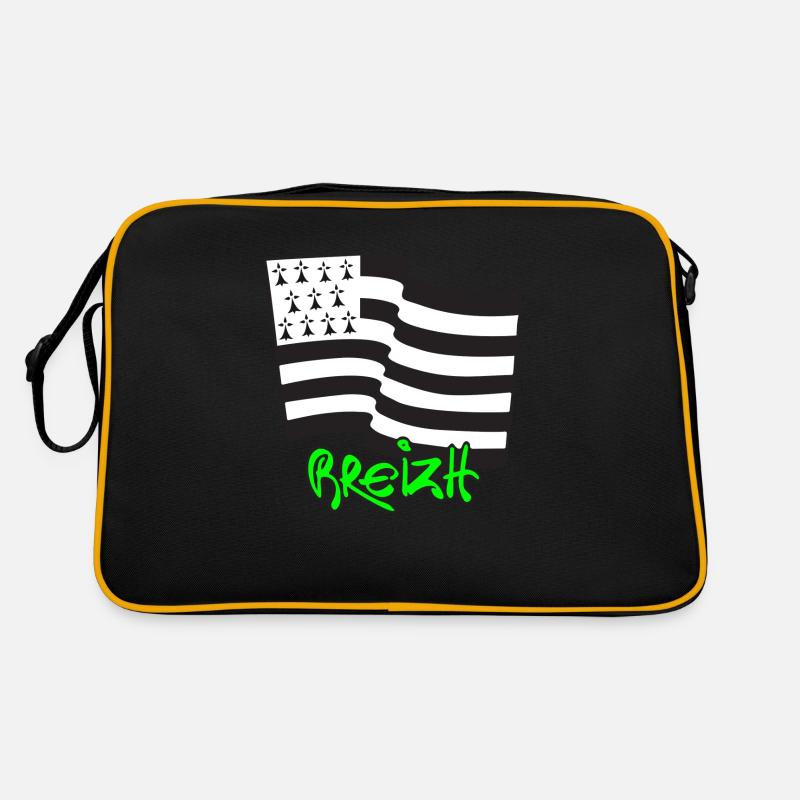 Logo Vert Fluo Sac Retro