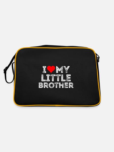 J’aime ma petite sœur - Sac Retro - noir/or - Dos