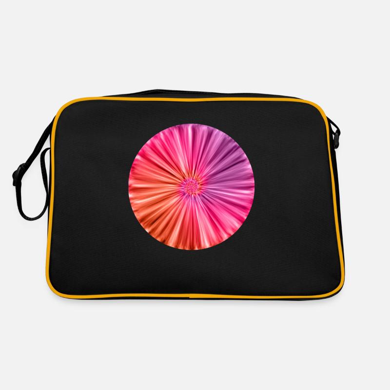 Tie Dye Floral Pattern Retro Bag