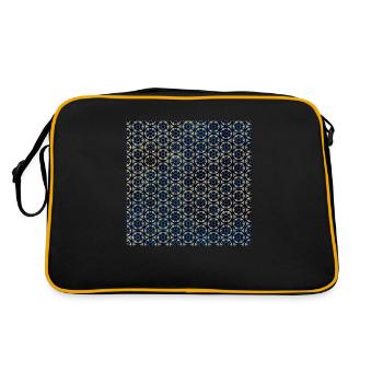 Motif Gold Geo Tie Dye - Sac Retro - noir/or - Dos