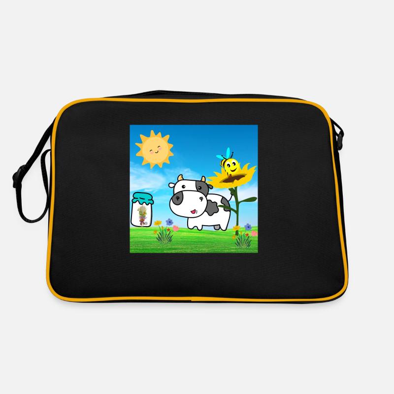 kuh Retro Tasche
