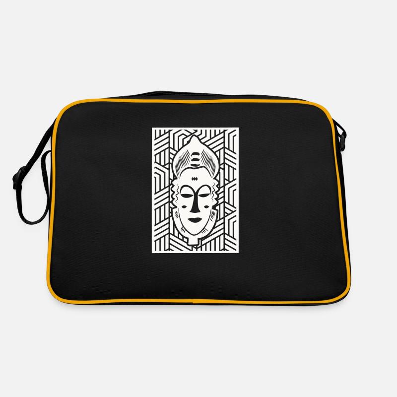 Ivory Coast - Baoulé mask Retro Bag