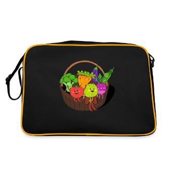 Vegetable basket - Retro Bag - black/gold - Back