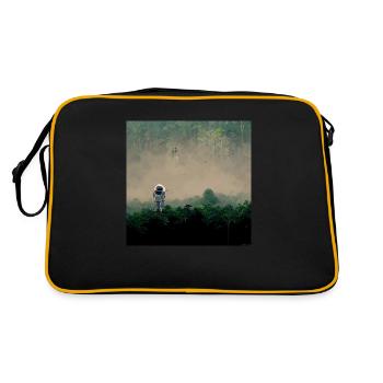 Lonely Voyager 030 - Retro Tasche - Schwarz/Gold - Hinten