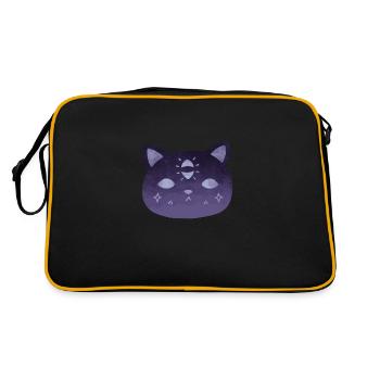 Witch Cat Third Eye - Retro Bag - black/gold - Back