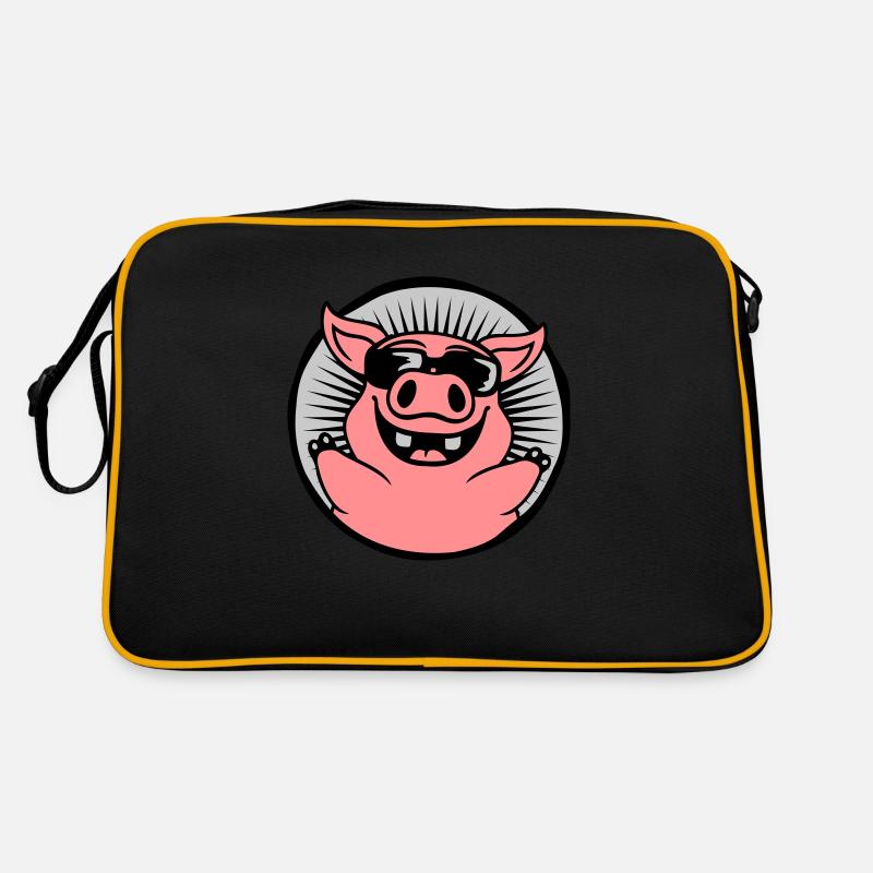 Circle Cool Lunettes de soleil Cochon Sac Retro