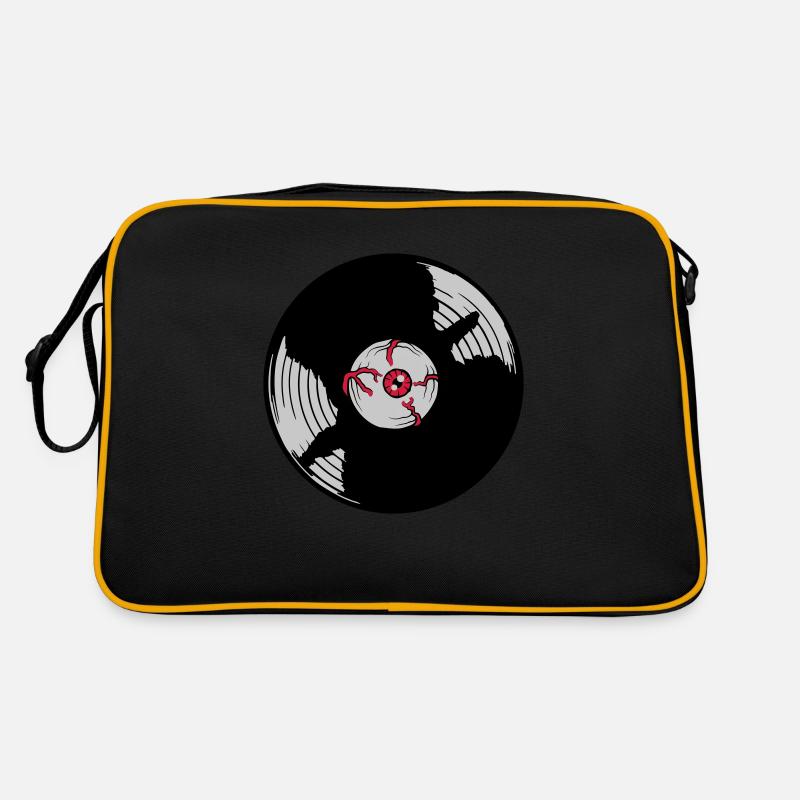Horror Eye Vinyl Record Retro Bag