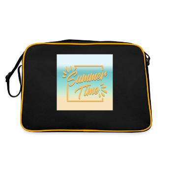 SUMMER TIME, le temps de l'été - Sac Retro - noir/or - Dos
