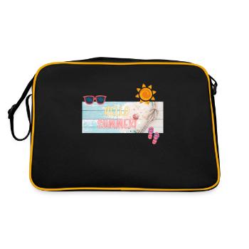 hello summer, Bonjour l'été - Sac Retro - noir/or - Dos