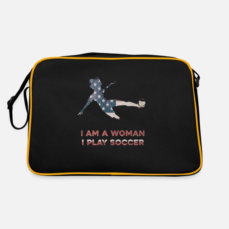 Frauenfußball Retro Tasche