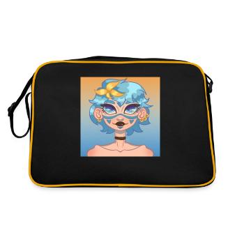 Golden ocean - Retro Bag - black/gold - Back