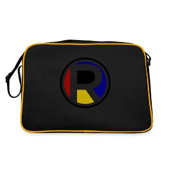 Abréviation R | Point R | Nom R | Logo R | District R - Sac Retro - noir/or - Dos