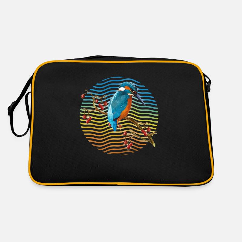 Bunter Vogel Retro Tasche