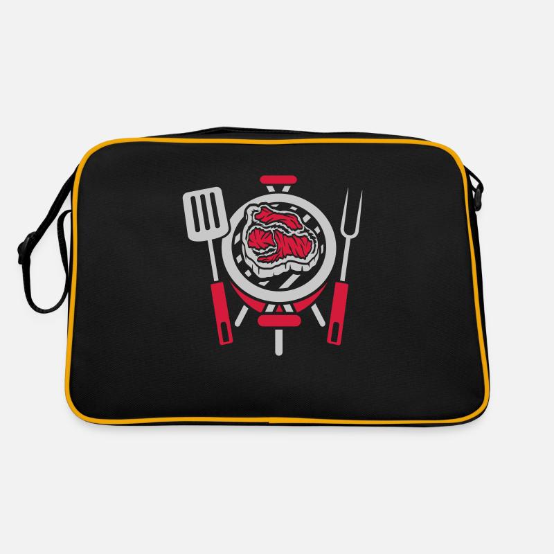 Grill Party Grill Master Steak BBQ Retro Bag