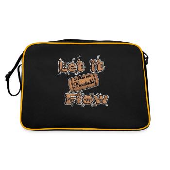 Let it flow cork - Retro Bag - black/gold - Back