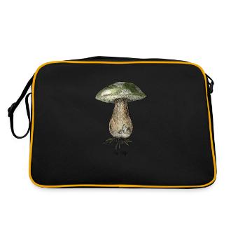 1Bis - Retro Tasche - Schwarz/Gold - Hinten