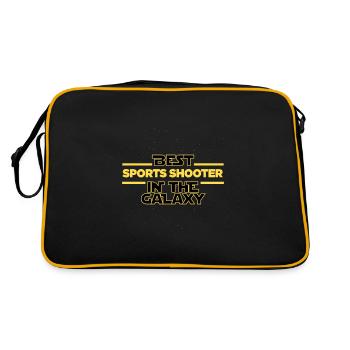 Meilleur tireur sportif dans le club de tir de la galaxie - Sac Retro - noir/or - Dos