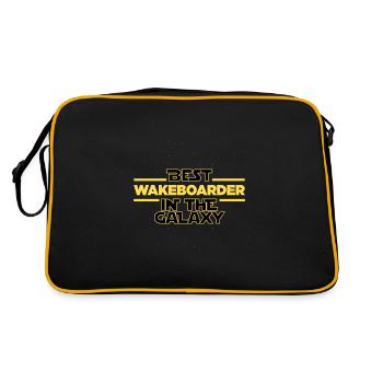 Meilleur wakeboarder dans les sports nautiques de la galaxie - Sac Retro - noir/or - Dos