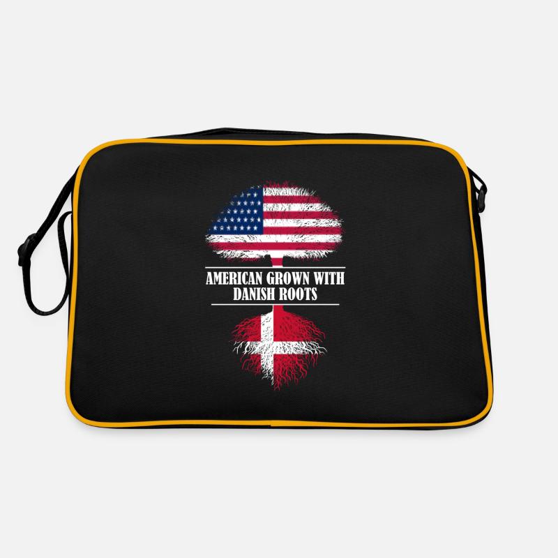 American grown with Danish roots Denmark Retro Tasche