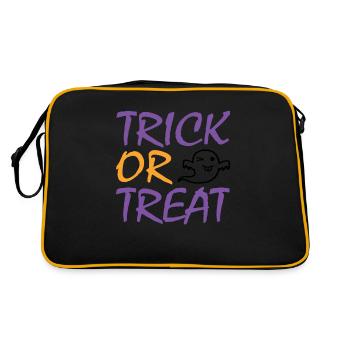 Trick or Treat Halloween - Retro Bag - black/gold - Back