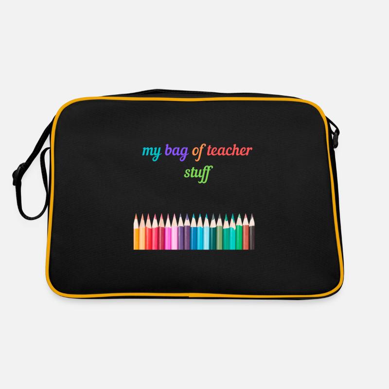 Sac d’enseignant pour les trucs d’enseignant Sac Retro