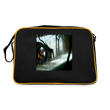 Perdu - Sac Retro - noir/or - Dos