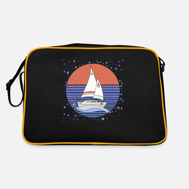 Segelboote Retro Tasche