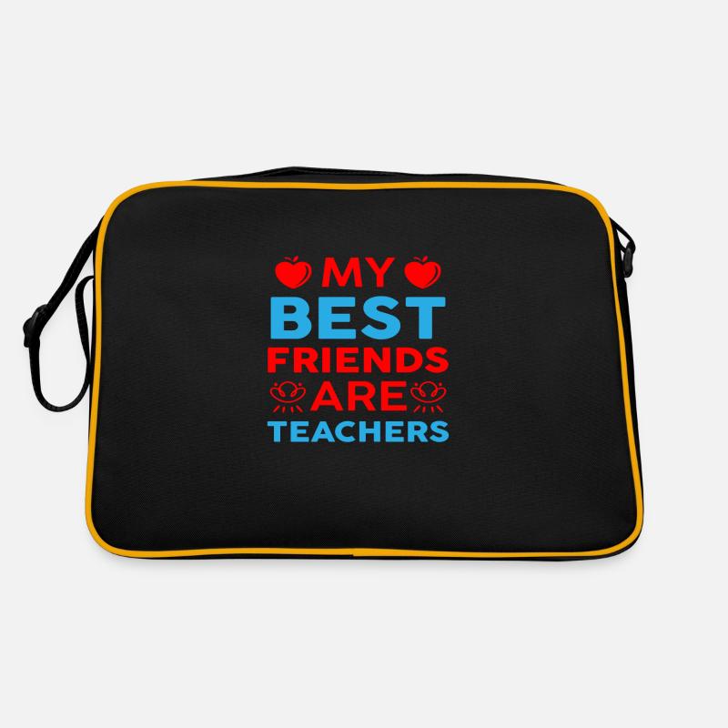 Mes meilleurs amis sont des enseignants Sac Retro