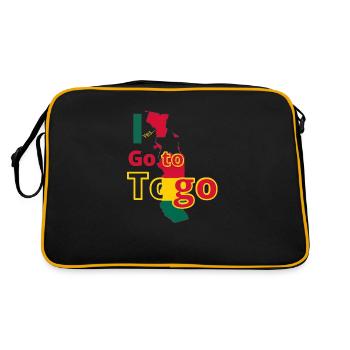 Yes i go Togo=Yes i got to go! - Sac Retro - noir/or - Dos
