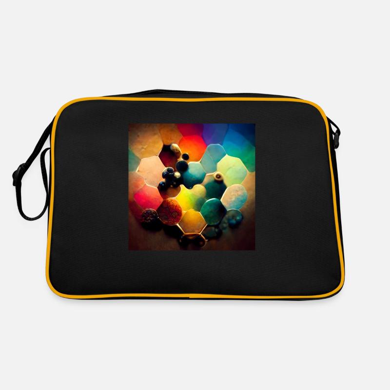 A puzzle with molecules Retro Bag