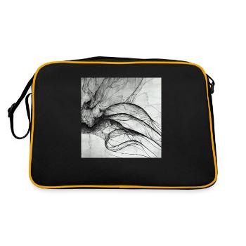 A stroke of art - Retro Bag - black/gold - Back