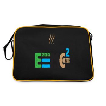 E = MC² Café au lait énergétique - Sac Retro - noir/or - Dos