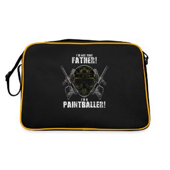 Paintball Gotcha - Retro Bag - black/gold - Back