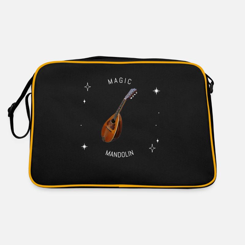 Magic Mandolin (mit Sternen) Retro Tasche