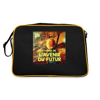 souvenirs de l'avenir du futur - Sac Retro - noir/or - Dos